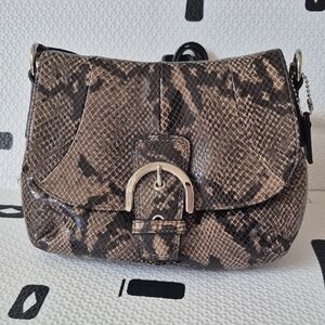 Coach Snakeskin Patterned Women's Bag